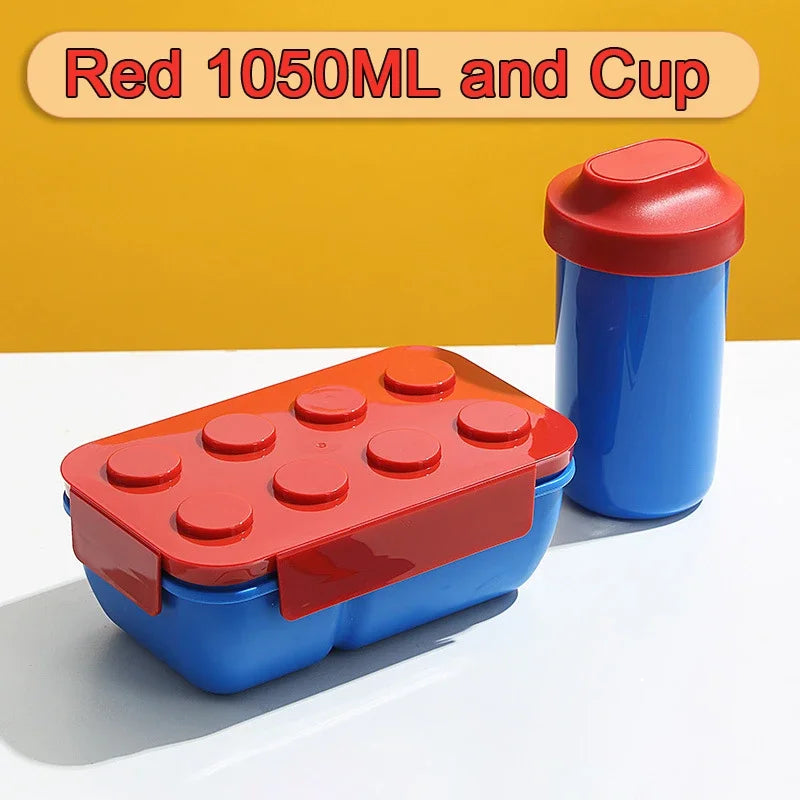 Royallure Dubbel Lager Bento Lunchlåda - Bärbar Lunchlåda med Delad Design för Studenter och Kontor