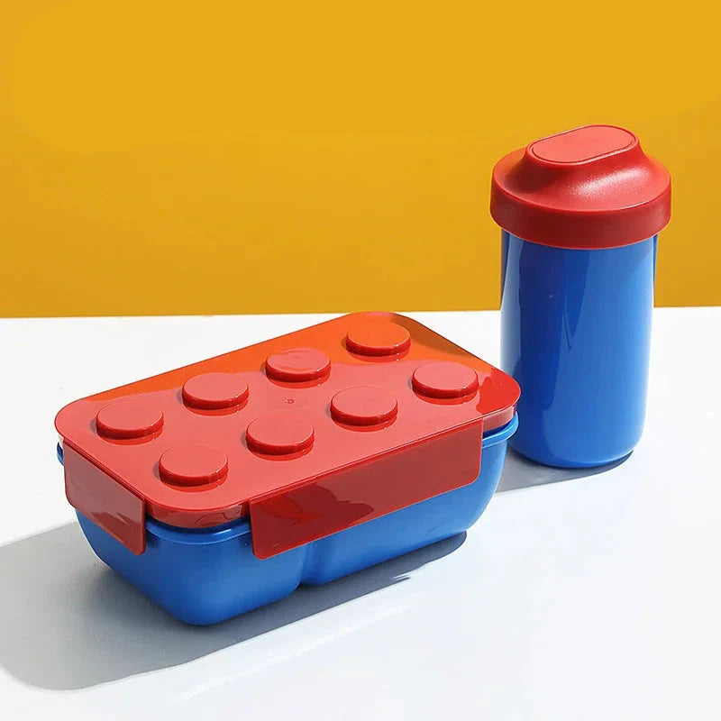 Royallure Dubbel Lager Bento Lunchlåda - Bärbar Lunchlåda med Delad Design för Studenter och Kontor