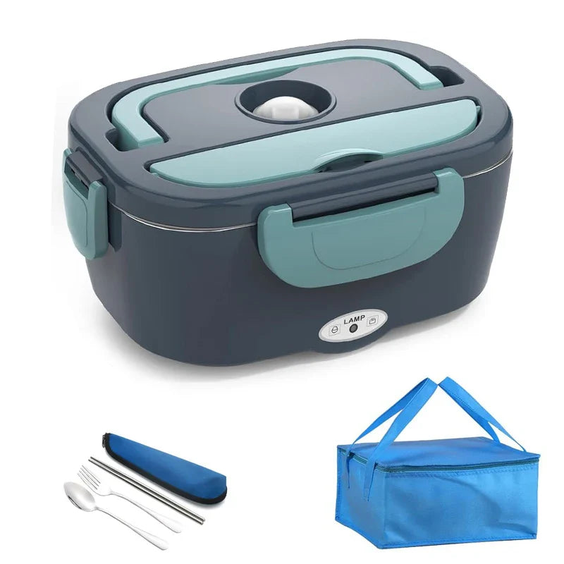Royallure Elektrisk Lunch Box Mat Värmare, Portabel Värmd Behållare för Bil, Hem & Camping