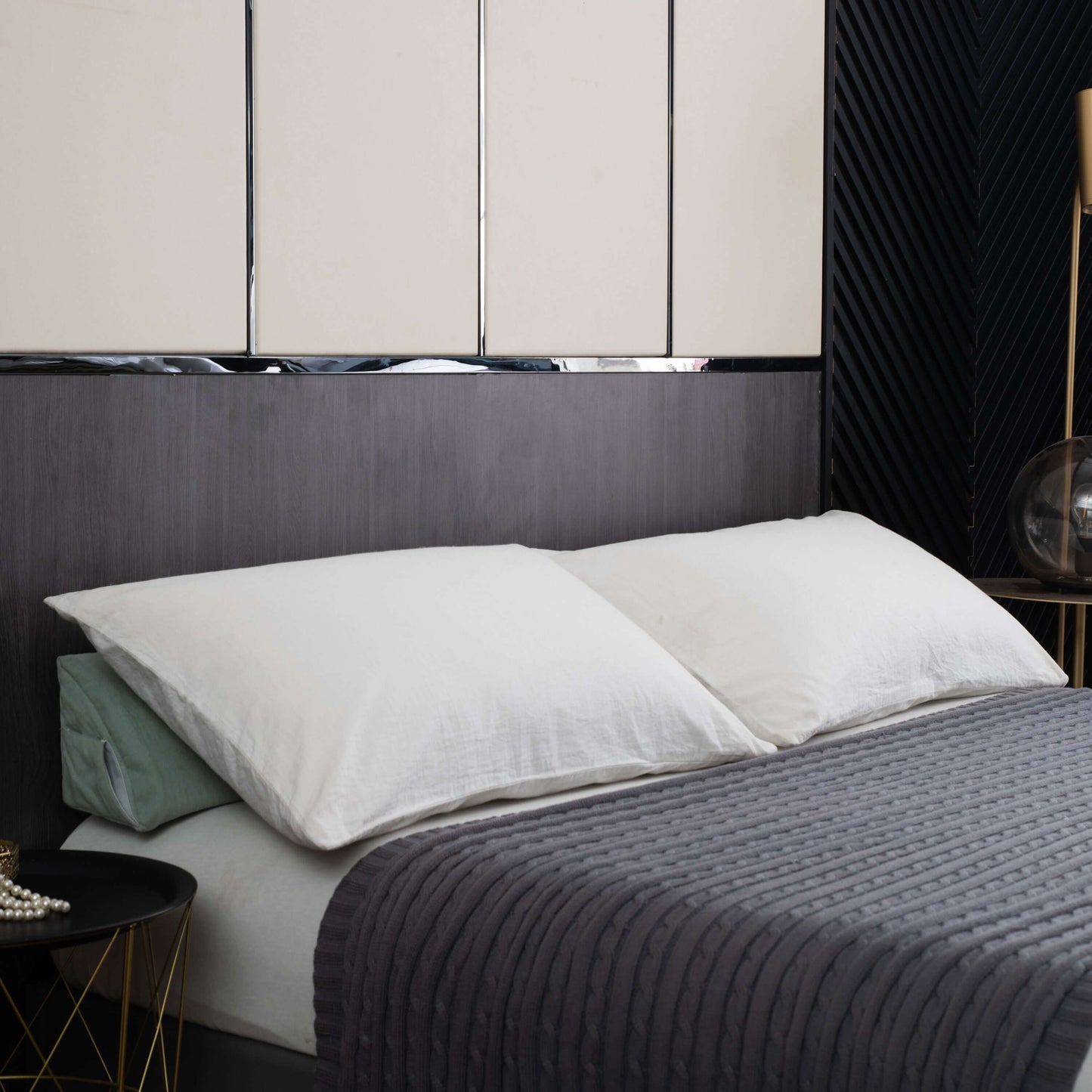 Royallure Premium Gap-Filler Wedge Pillow – Säng Huvudgavel Gap Stoppare & Upphöjd Ryggstöd