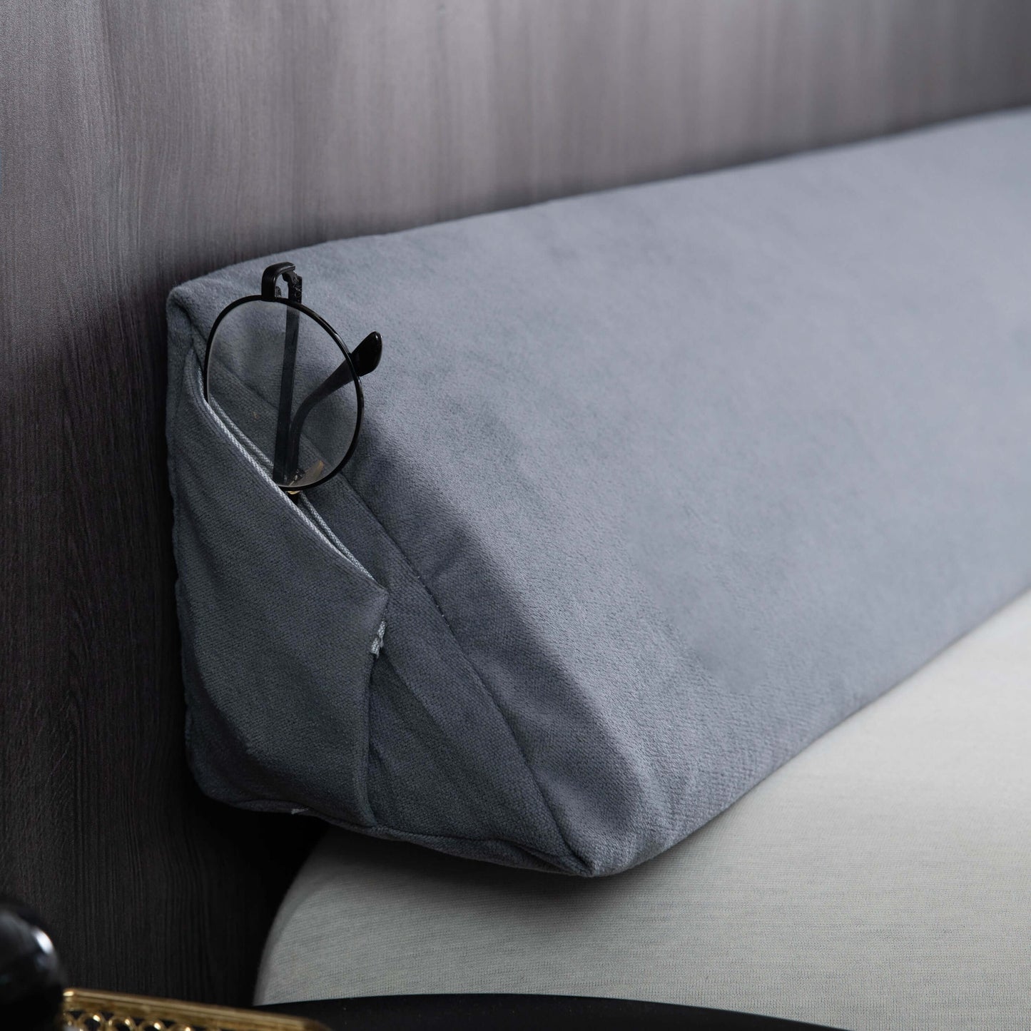 Royallure Premium Gap-Filler Wedge Pillow – Säng Huvudgavel Gap Stoppare & Upphöjd Ryggstöd