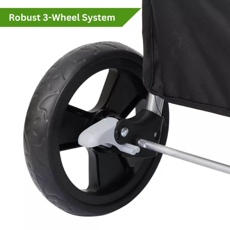 Royallure Fällbar Hundvagn – För Små och Stora Hundar, Lätt Resa & Fällning