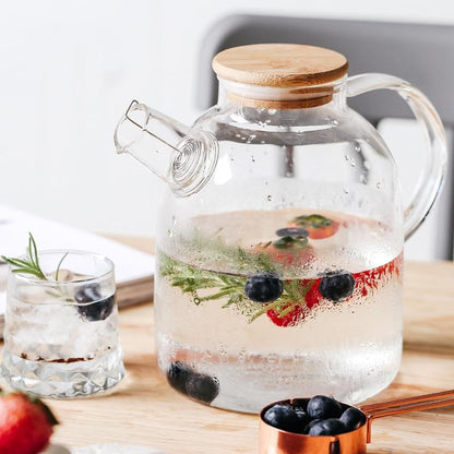 Royallure Transparent Borosilicate Glass Kettle Teapot – Värmebeständig och Visuellt Elegant