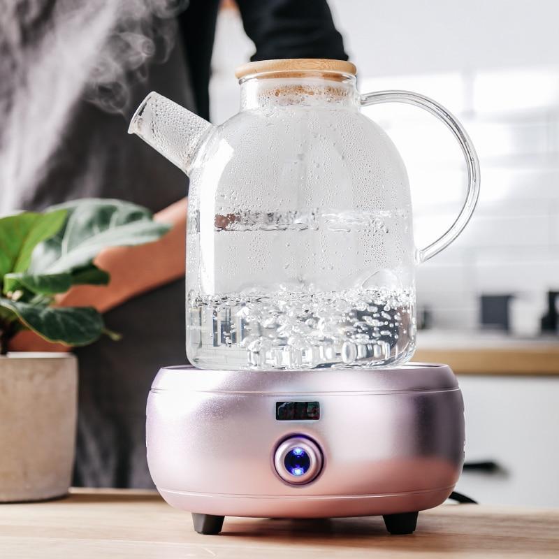 Royallure Transparent Borosilicate Glass Kettle Teapot – Värmebeständig och Visuellt Elegant