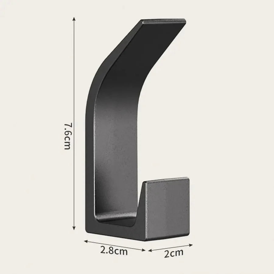 Royallure 5-Pack Självhäftande Väggkrokar för Kappor — Ingen Borrning Tunga Skador-Fri