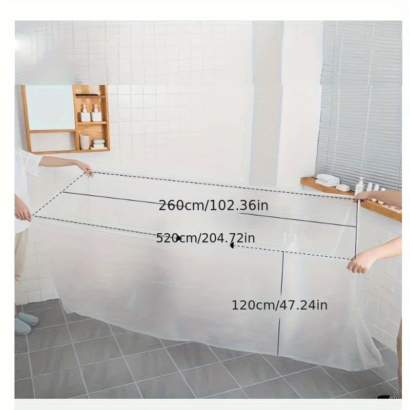 Royallure 10 stycken Engångs Badkar Fodral Påse 102x47 tum för Salong, Hotell & Hemkomfort