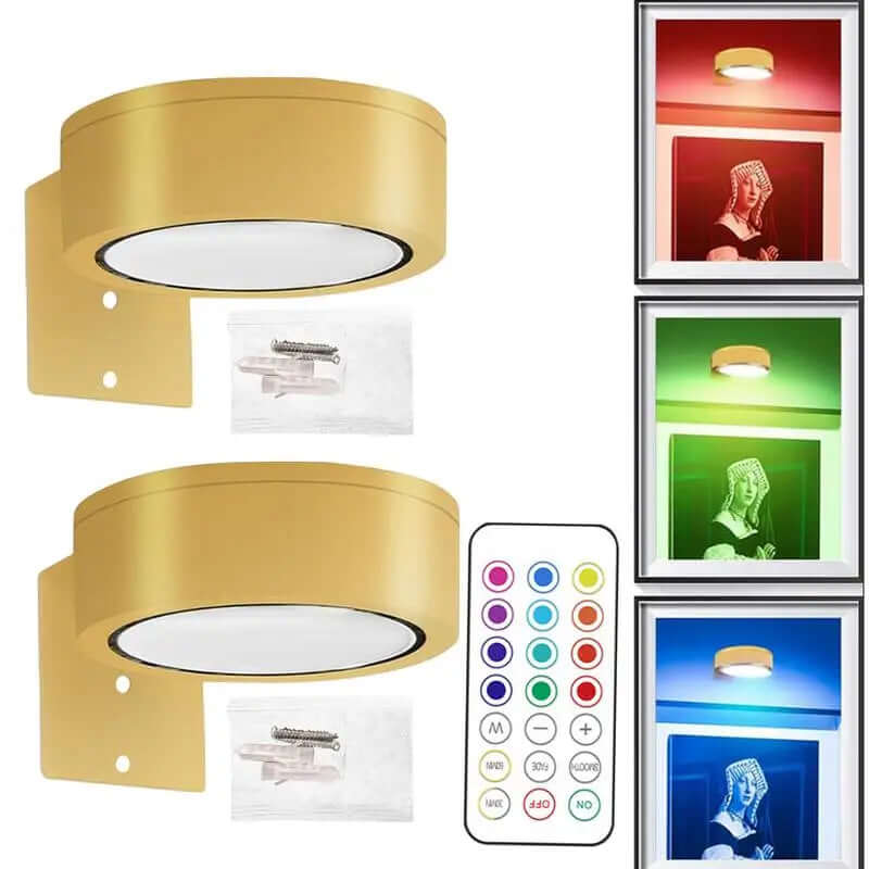 Royallure Magnetisk LED Konstbelysning – Snabbmonterad Fjärrljuslist, Galleri & Skrivbordsaccent