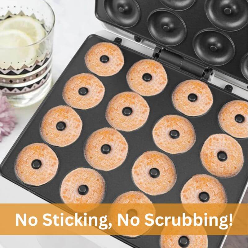 Royallure Quick-Bake Mini Donut Maskin – Hemmagjorda Donuts på Minuter