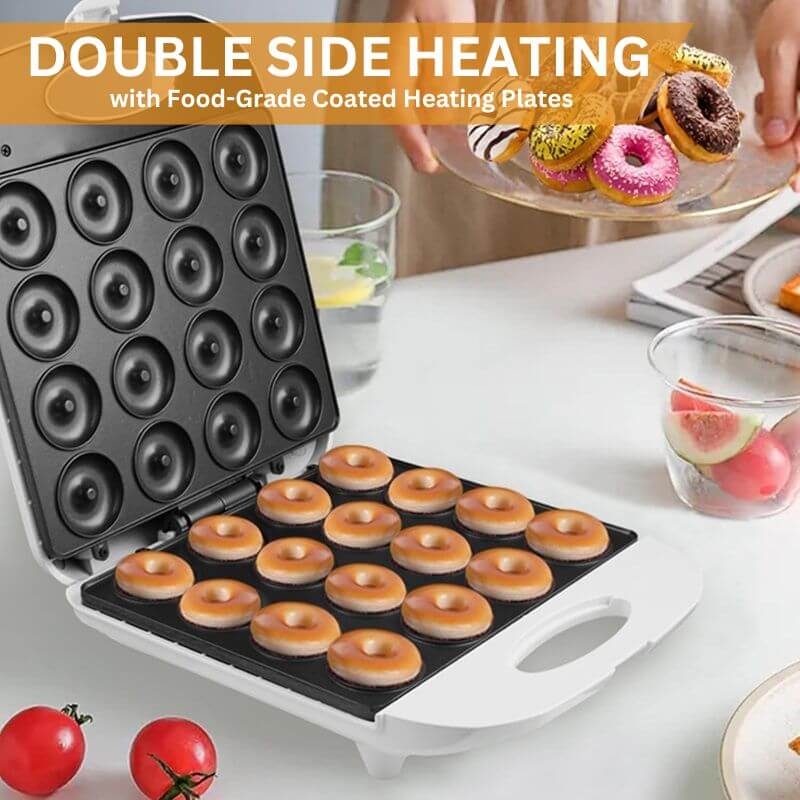 Royallure Quick-Bake Mini Donut Maskin – Hemmagjorda Donuts på Minuter