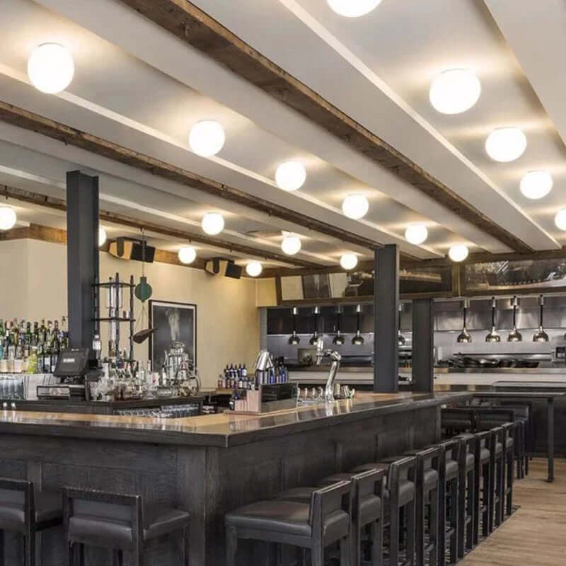 Royallure Modern Milk-Glass Vägglampa – LED, Mjuk Ljus, Snygg Cirkulär Design