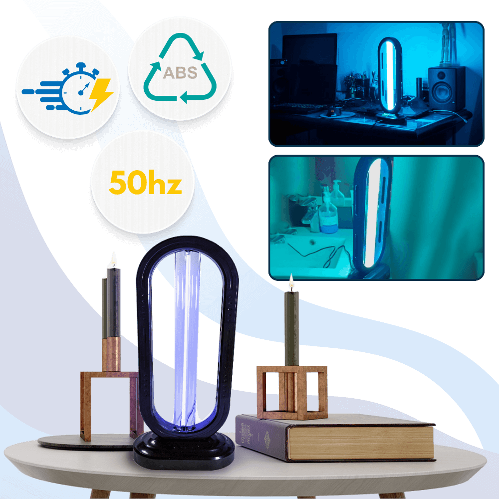 Royallure Multi-Surface UV Desinfektionslampa – Sängbuggsdödare, 99,9% Borttagning av bakterier, Kemikaliefri
