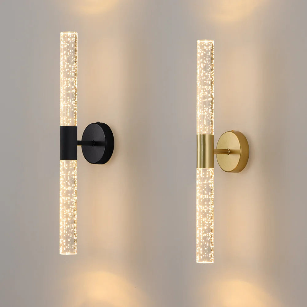 Royallure Nordic Crystal Bubble LED Vägglampa för Sovrum, Vardagsrum & Hall