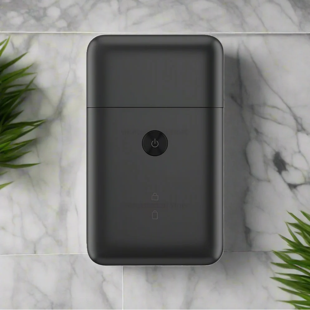 Royallure Elektrisk Rakapparat Dubbel Blad med Hög Hastighet Motor, IPX7 Vattentålig Rakkniv