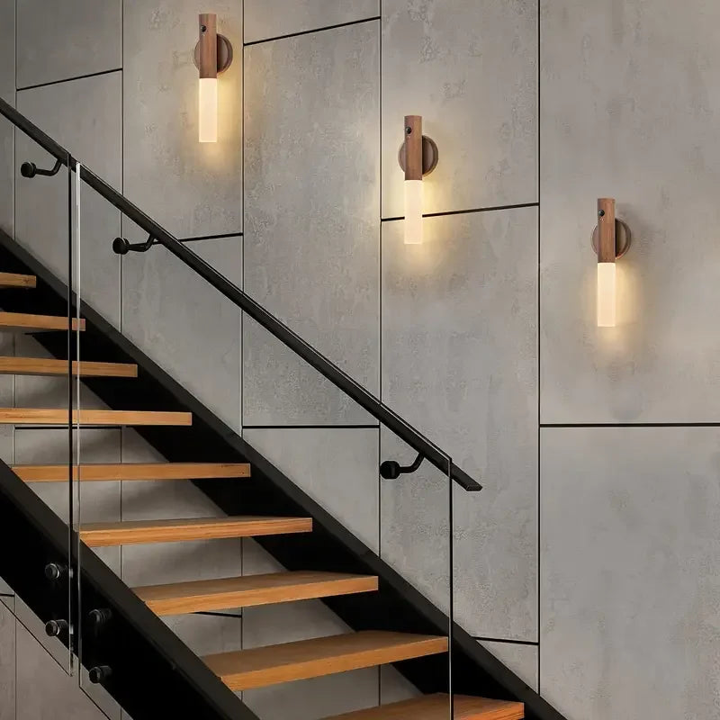 Royallure Rörelsesensor Nattlampa LED Återuppladdningsbar Magnetisk Vägglampa