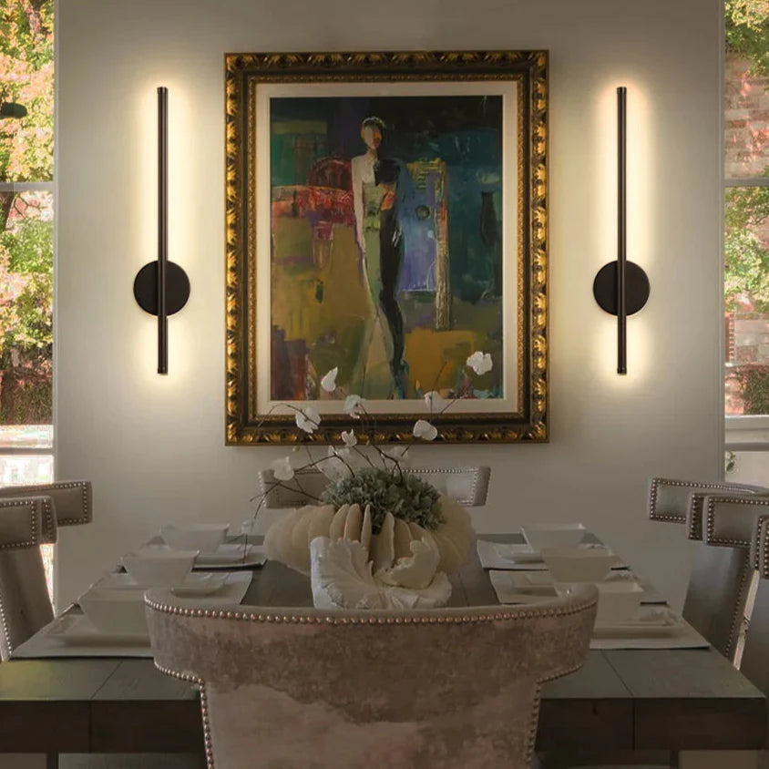 Royallure 2-Pack Uppladdningsbar LED Vägglampa med Fjärrkontroll, Dimbar 50–80cm