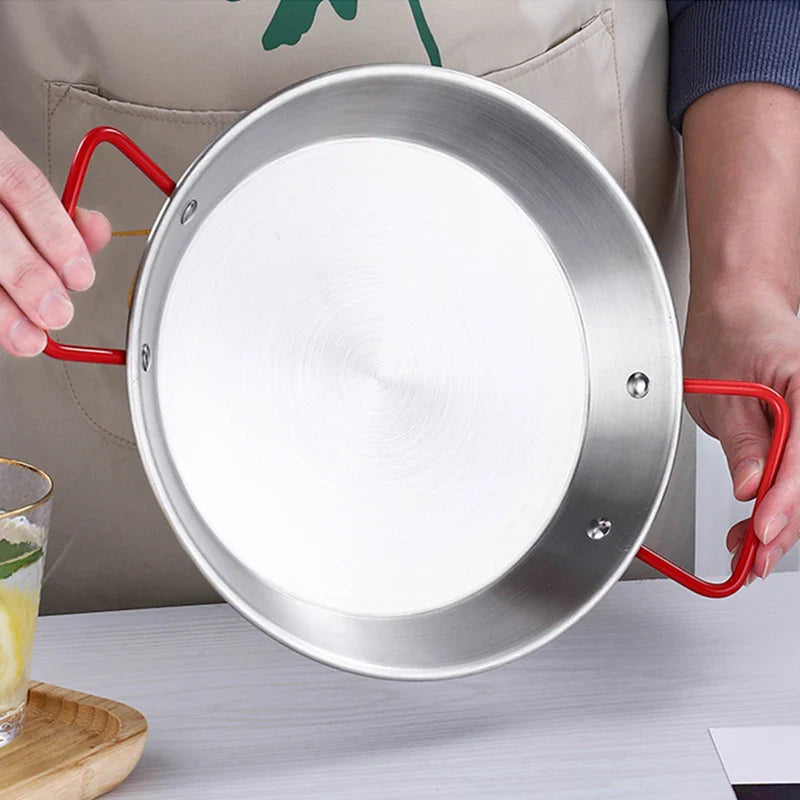 Royallure Rostfritt Stålkokkärl och Stekpanna med Dubbel Handtag Kökstallrik