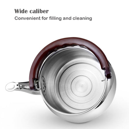 Royallure Tjockväggig Rostfritt Stål Pipkittel, 0.6–2.7 L, Induktionsklar &amp; Hållbar