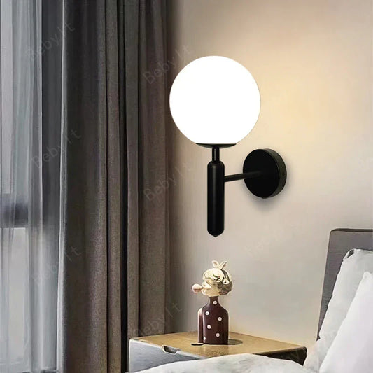 Royallure Touch Control Charging LED Vägglampa Trådlös Tri-Färg Dimmbar Sänglampa