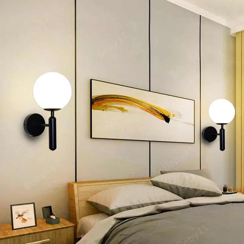 Royallure Touch Control Charging LED Vägglampa Trådlös Tri-Färg Dimmbar Sänglampa