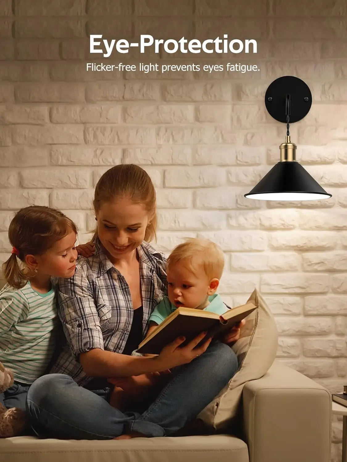 Royallure Trådlös Vägglampa Set om 2 med Fjärrkontroll – Dimmbar RGB Vägglampor med Timer &amp; Minne Funktion