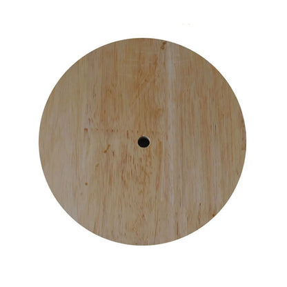 Royallure Trä Bordslampa Bas med E27 Fäste &amp; På/Av Switch för Hemljus