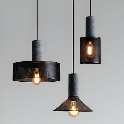 RusticLume Lampa | Svart industrisk pendellampa, höjdjusterbar &amp; modern