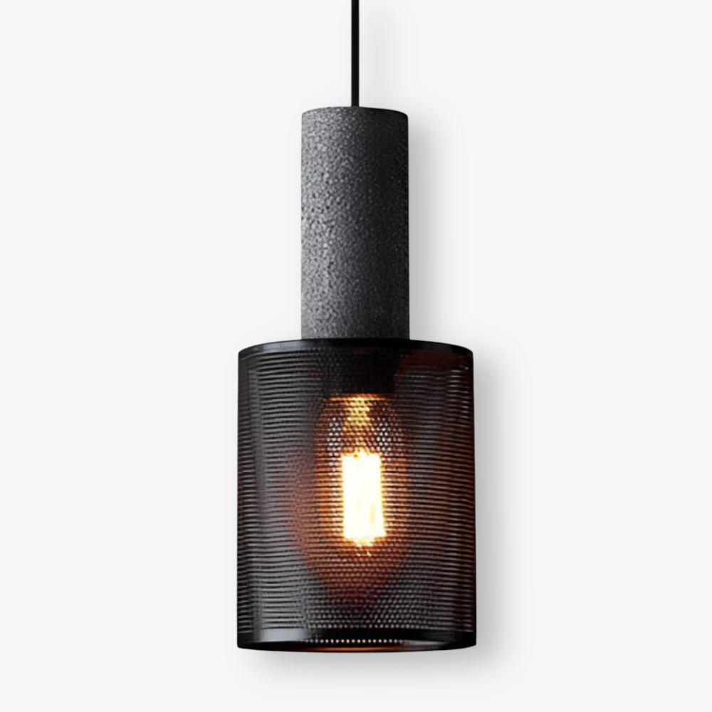 RusticLume Lampa | Svart industrisk pendellampa, höjdjusterbar &amp; modern