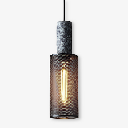 RusticLume Lampa | Svart industrisk pendellampa, höjdjusterbar &amp; modern