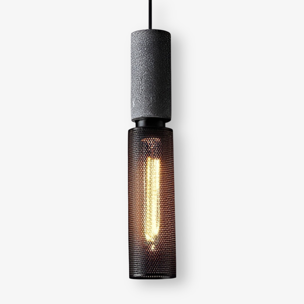 RusticLume Lampa | Svart industrisk pendellampa, höjdjusterbar &amp; modern
