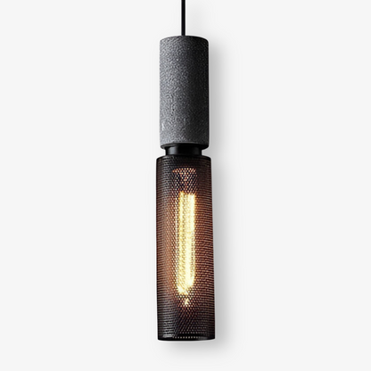 RusticLume Lampa | Svart industrisk pendellampa, höjdjusterbar &amp; modern