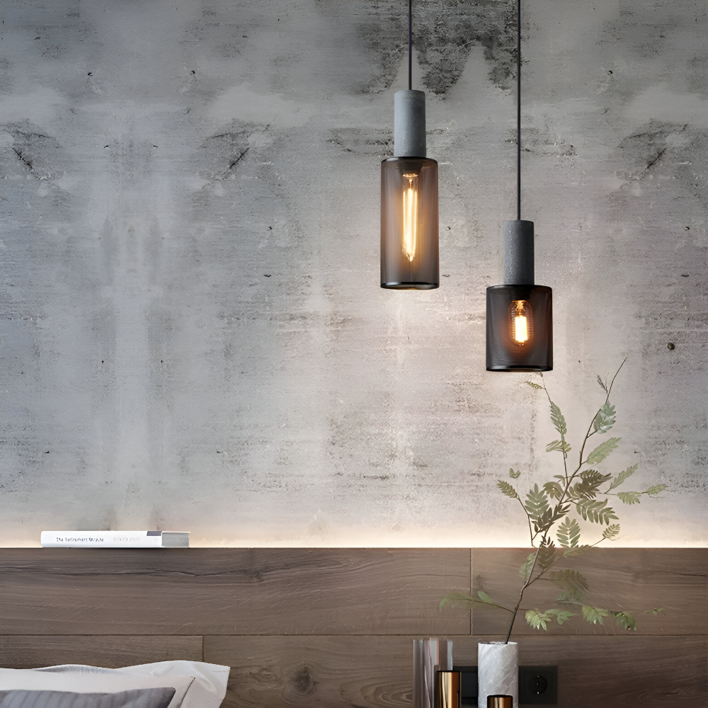 RusticLume Lampa | Svart industrisk pendellampa, höjdjusterbar &amp; modern