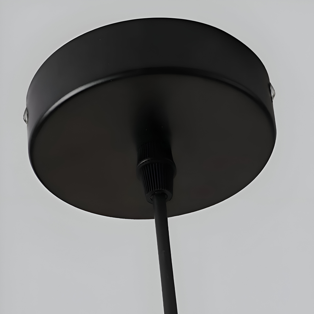 RusticLume Lampa | Svart industrisk pendellampa, höjdjusterbar &amp; modern