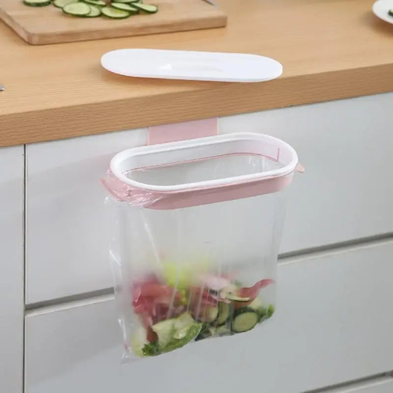 Carvallo Cleanuvo ClipBin | Med lock & ringfäste | För upphängning på skåpdörrar | Återanvändbar & tvättbar