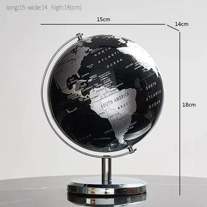 Orbia Globe | Rotating metal globe for desk &amp; learning environment
