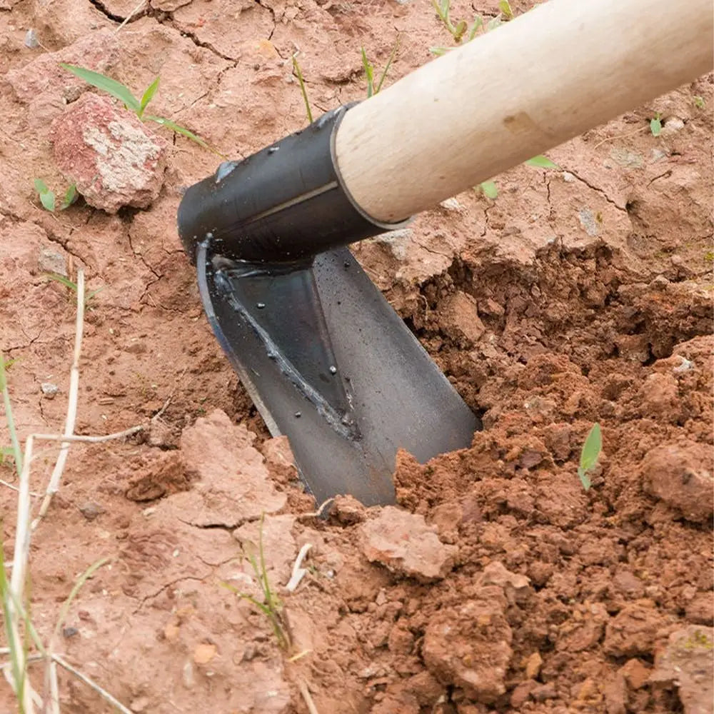 Carvallo Trädgårdshacka | Manganstål | Ogräsborttagare & Planteringshjälp | Robust & Multifunktionell