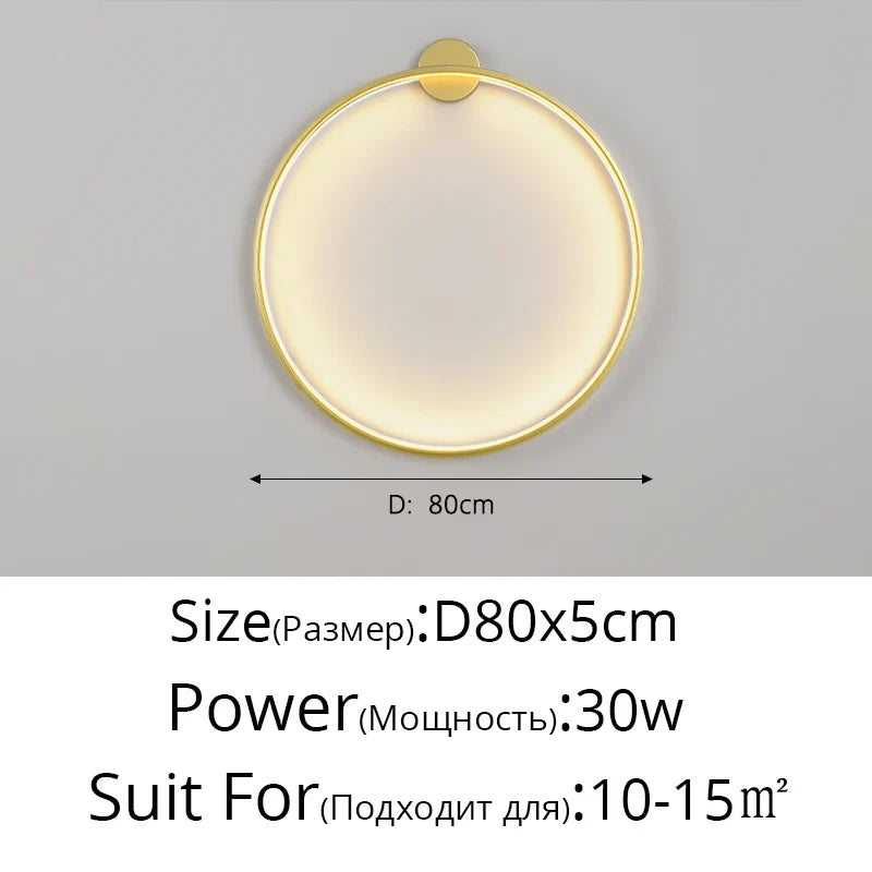 Måne LED Vägglampa – Modern Vägglampa för Sovrum, Vardagsrum och Hall