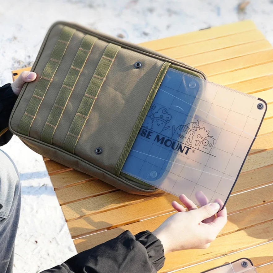 Carvallo FlexFold Fällbart Skärbräda i PP för Utomhus och Camping | Ultralätt, livsmedelsvänlig Skärbräda för Picknick och Resa