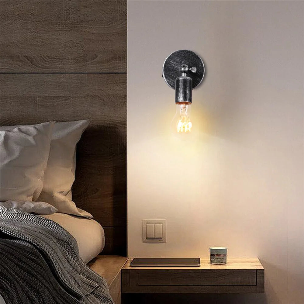 IndustriellBrons - Justerbar Retro Vägglampa för Stämningsfull Belysning