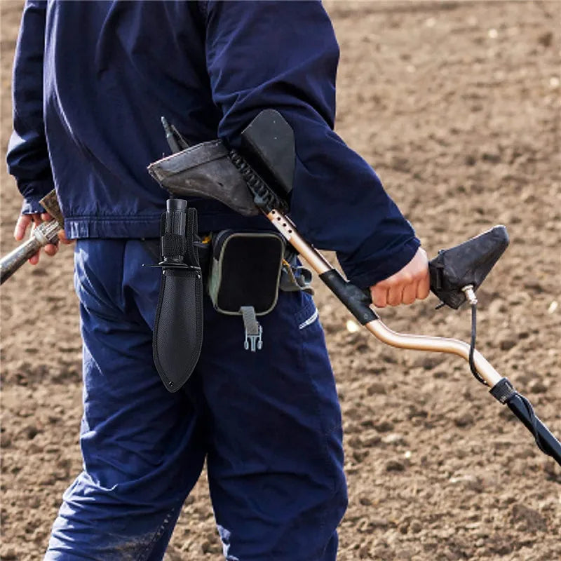 Carvallo Multifunktionell Grävspade | Kantskärare &amp; Rotklippare | Robust järn med dubbelslipad blad | Trädgårds- &amp; skattletarverktyg