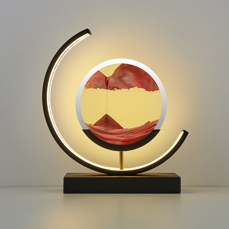 DuneGlow | Sandtimer Bordslampa