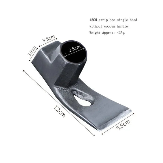 Carvallo Handhacke för trädgårdsarbete | Smidesjärn & Aokaholz | Ogräsrensning, Gräva & Nagelutdragning | 30 cm