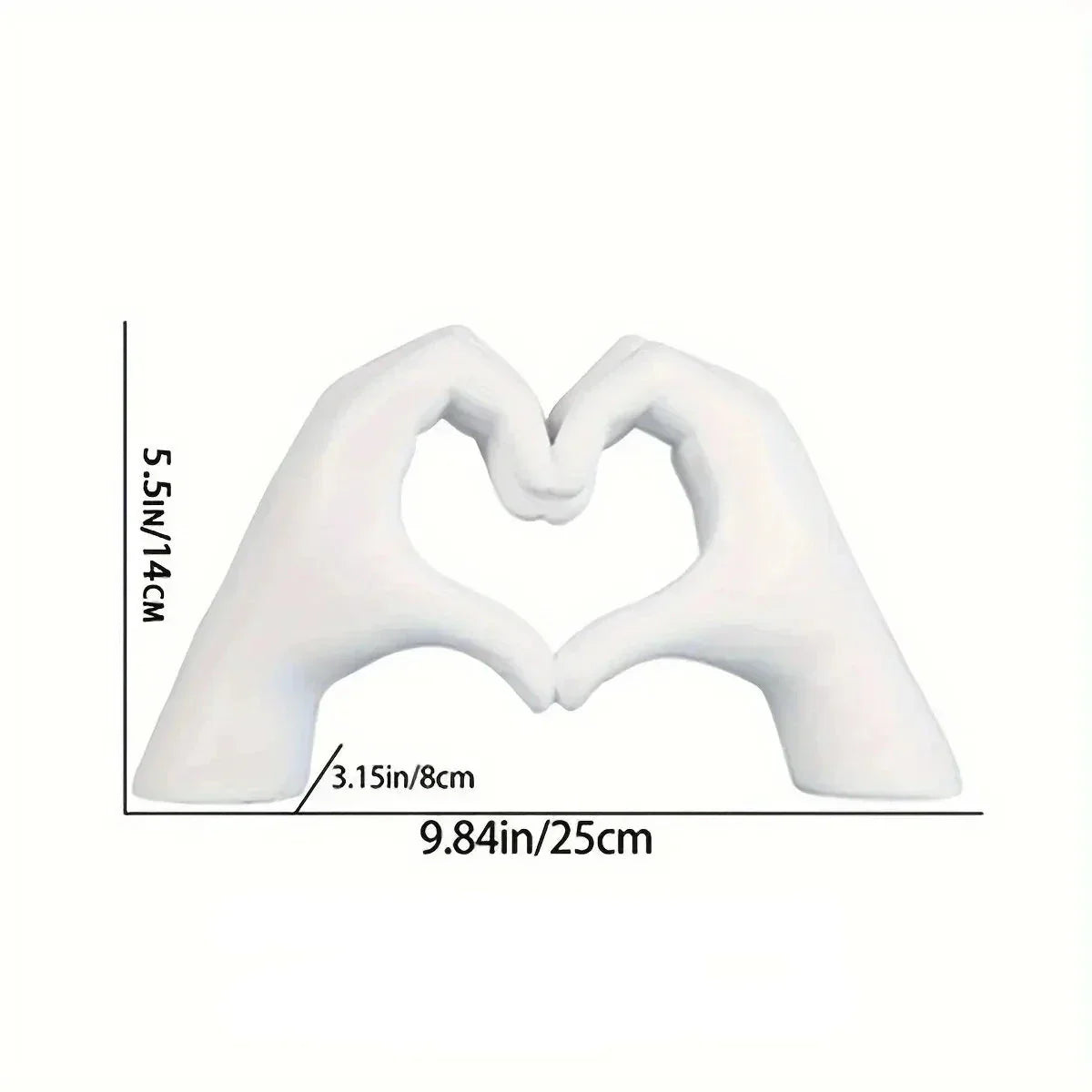 Skulpturala Händer Dekoration - Kärleksfull och Elegant