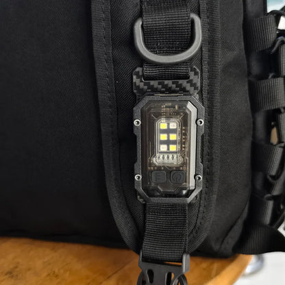 Magnetisk LED-ficklampa med bärhållare – handsfree arbetsljus för utomhus och reparationer