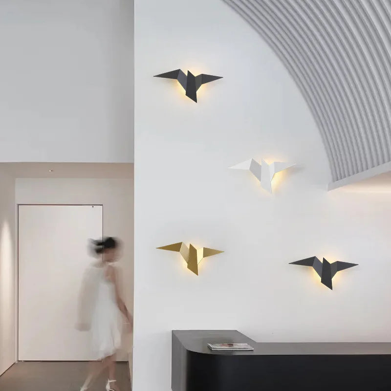 NordicLicht - Modern LED Vägglampa För Inomhusbruk | Sängkammardekoration