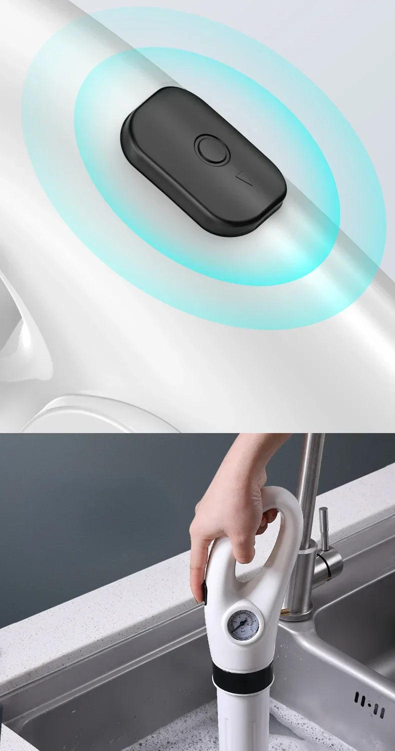 Rayvia högtrycksavloppsrensare och toalettplunger