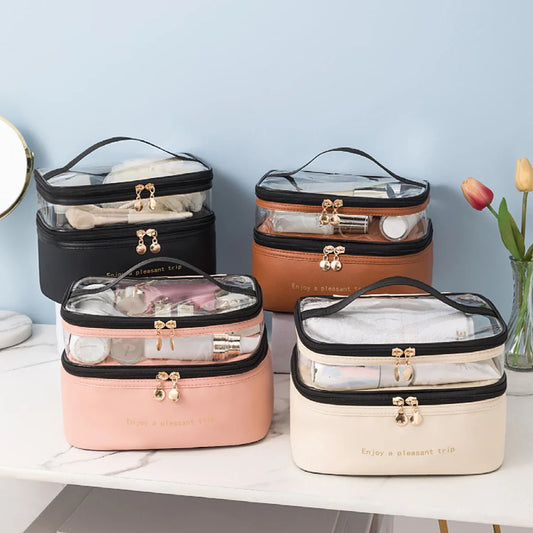 Carvallo Lunavie | Dubbel lager & Vattentät | Stor kapacitet | Transparent lock