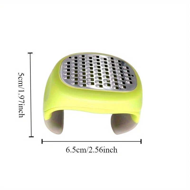 Carvallo EasyGrate rostfri rivjärn för vitlök, ingefära och ost | Halkfri & Skarp | Hållbar & Lätt att rengöra