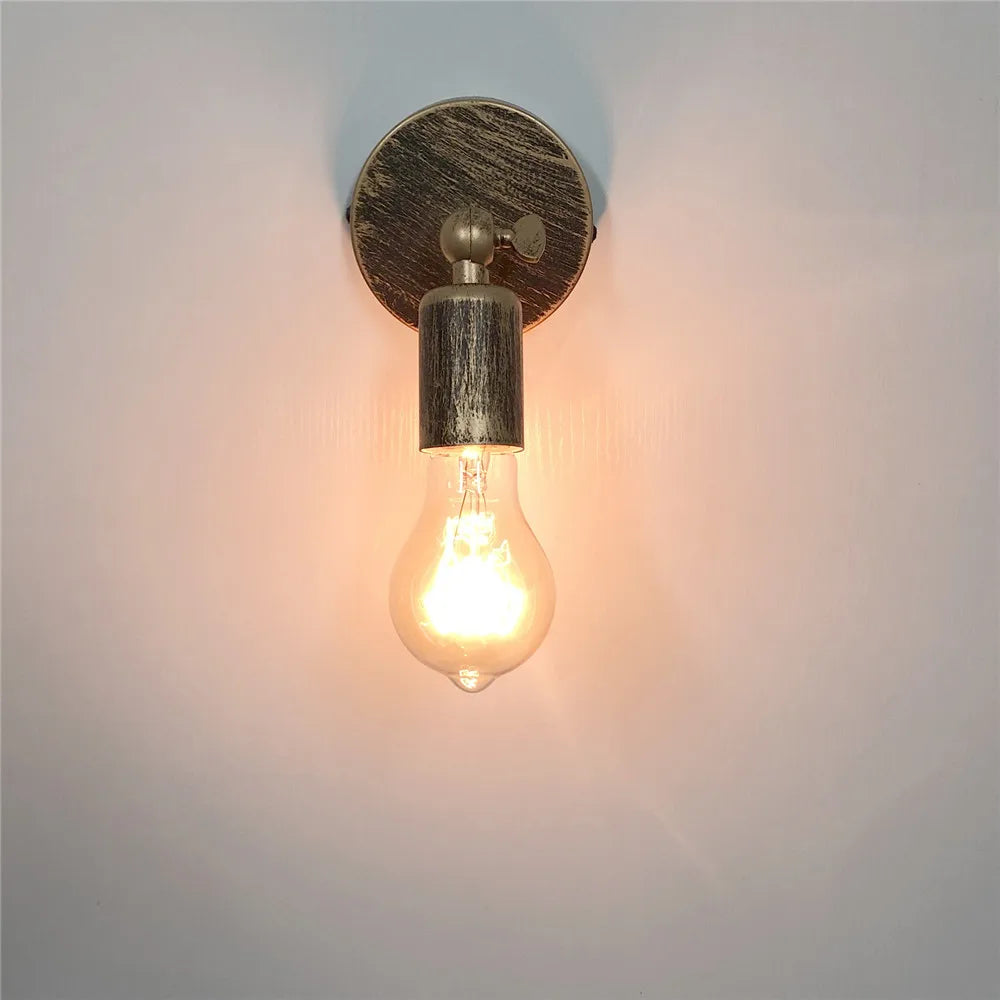 IndustriellBrons - Justerbar Retro Vägglampa för Stämningsfull Belysning