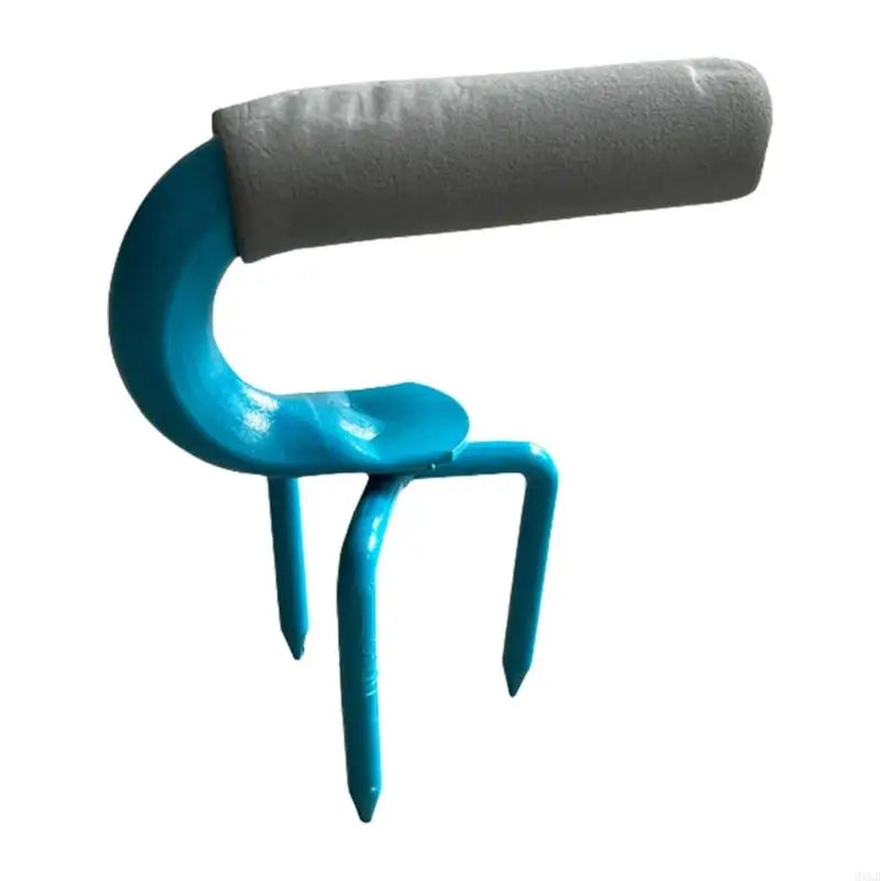 Carvallo ogräsborttagare av kolstål | Rostfri & ergonomisk | Handverktyg för jordbeluftning & trädgårdsskötsel | 17×13×8 cm