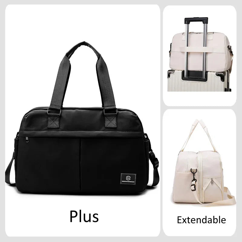 Carvallo Resväska Stor | Utbyggbar & Flerlager | Handbagage & Helgväska | Mycket Förvaringsutrymme